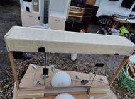 Grajewo ogłoszenia: Sprzedam komplet łazienki dwie szafki z piłkami, umywalka szafka... - zdjęcie